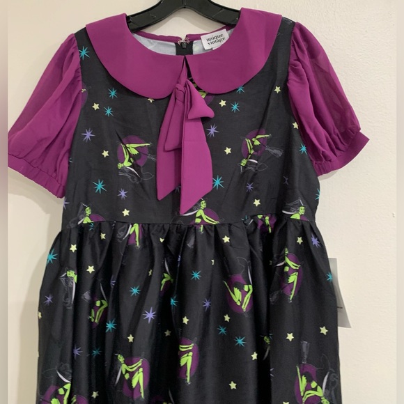Witchy Babydoll Dress Unique Vintage Pin-Up Witch Print. Women’s Size M (6/8) - Picture 11 of 11